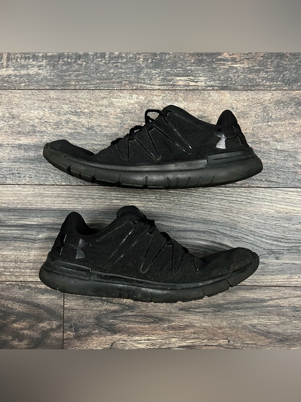 Under Armour Thrill 3 Men's Size 11.5 Triple Black Running Shoes